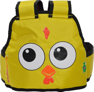 

Kidsafe CuteKid'S Safety Belt / 2 Wheeler / Baby's Carriers/Car safety Travel Belt With Expandable Straps- Cute Yellow Eyes Baby Carrier(Yellow, White, Front carry facing out), White;yellow