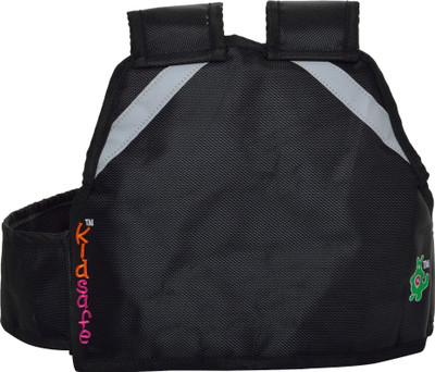 

Kidsafe CuteKid'S Safety Belt / 2 Wheeler / Baby's Carriers/Car safety Travel Belt With Expandable Straps- Cute Black Baby Carrier(Black, gery, Front carry facing out)