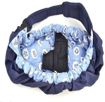 

Baby Corn Newborn Baby Carrier Bag Cradle Sling Wrap Stretchy Nursing Purpose (Navy Blue) Baby Carrier(Blue, Front Carry facing in)