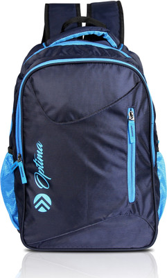 Optima Multi Zipper 31.0 L Laptop Backpack(Blue), Navy blue