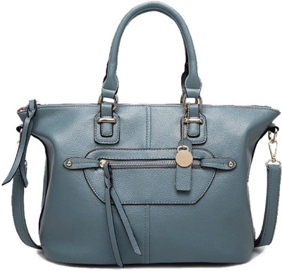 

LACIRA Women's High-Street Leather Handbag Waterproof Shoulder Bag(Blue, 12)