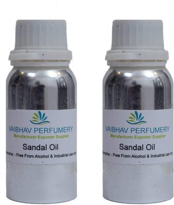 

VAIBHAV PERFUMERY Sandal Oil Combo Of 02 Pcs in 100 ML Aluminum Bottle(100 ml)