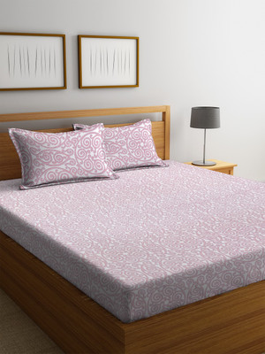 

Cortina 104 TC Cotton Double Paisley Bedsheet(Pack of 1, Multicolor)