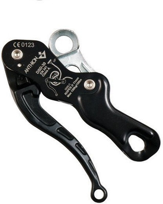 

Anthron Double Stop Descender Assisted Braking Belaying Device(Black)