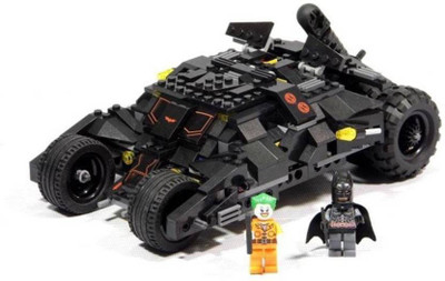 

M-Alive 325 PCS Super Heroes DIY Bat Tank Block Set with 2 Minifigures and Brick Separato(Multicolor)