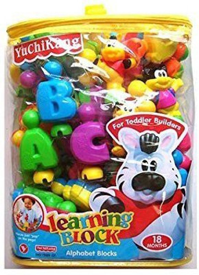 

R.V ENTERPRISES EDUCATIONAL AND LEARNING BLOCK TOY SET WITH CARTOON FIGURE FOR KIDS(Multicolor)
