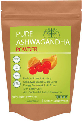 

Hollywood Secrets 100% Pure Herb Ashwagandha Powder (250 Gms)(100)