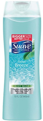

Suave Essentials Body Wash, Ocean Breeze 15 oz(443 ml)