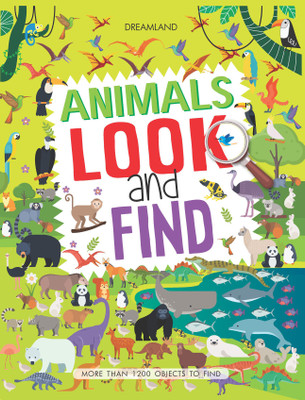 Look and Find - Animals  - More Than 1200 Objects to Find(English, Paperback, unknown)