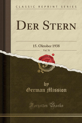 Der Stern, Vol. 70(German, Paperback, Mission German)
