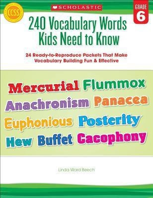 240 Vocabulary Words Kids Need to Know: Grade 6(English, Paperback, Beech Linda)