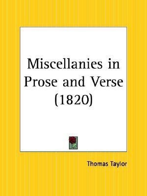 Miscellanies in Prose and Verse (1820)(English, Paperback, unknown)