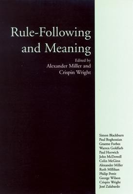 Rule-Following and Meaning(English, Hardcover, Miller Alexander)