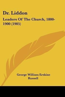 Dr. Liddon(English, Paperback, Russell George William Erskine)