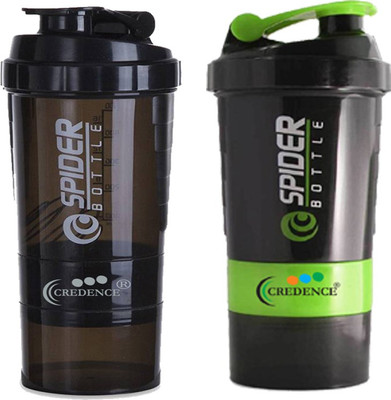 

Credence Gym Shaker Bottles Pack Of 2 500 ml Shaker(Pack of 2, Multicolor)