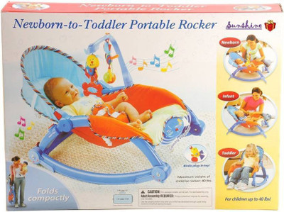 

Augustcollection 3 In 1 Multi color Portable non electric Rocker For New Born Non-electric Bouncer(Multicolor)