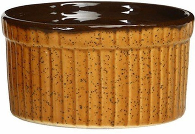 

caffeine Dessert Ramekin Bowl in Mustard and Brown Studio (1 pc) Ceramic Bowl(Brown, Pack of 2)