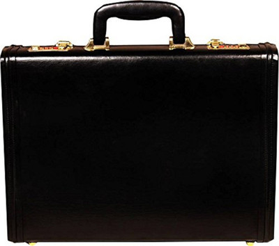 

HIGH TOUCH Genuine Leather Secret Briefcase Office Bag Medium Briefcase - For Men(Black)