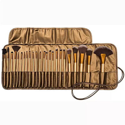 

Ladista 32Pcs Makeup Brushes Cosmetic Brush Set With Golden Leather Pouch For Eye Shadow Blush Concealer(Pack of 32)