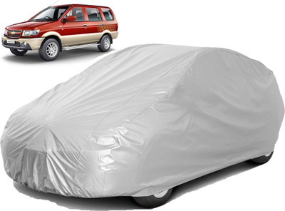 A+ RAIN PROOF Car Cover For Chevrolet Tavera (Without Mirror Pockets)(Silver)