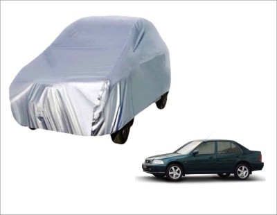 Trigcars Car Cover For Honda City (Without Mirror Pockets)(Silver, For 2014, 2015, 2016, 2017, 2018 Models)