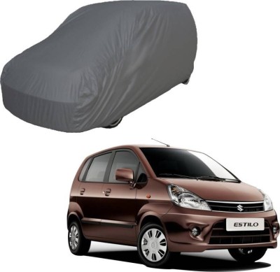 ask Car Cover For Maruti Suzuki Zen Estilo (Without Mirror Pockets)(Grey)