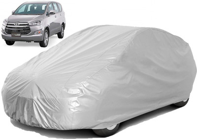 carphoenix Car Cover For Toyota Innova Crysta (Without Mirror Pockets)(Silver, For 2018, NA Models)