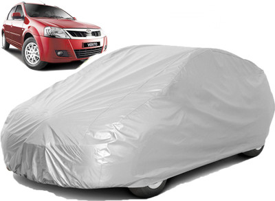 A+ RAIN PROOF Car Cover For Mahindra Verito (Without Mirror Pockets)(Silver)