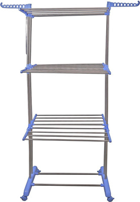 Kawachi Foldable And Moveable Cloth Drying Stand And Rack High