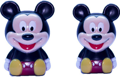 

Shopkooky Cute Mickey Mouse Shaped Piggi/Coin / Money Bank/Birthday Return Gift - Pack of 2 Coin Bank(Multicolor)