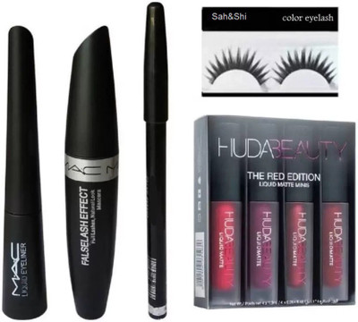 

Sah&Shi Eyelash & Huda Beauty Red Edition & MAC 3 in 1(Set of 5)
