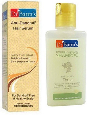 

Dr. Batra's Anti-Dandruff Hair Serum & Dandruff Cleasing Shampoo(Set of 2)