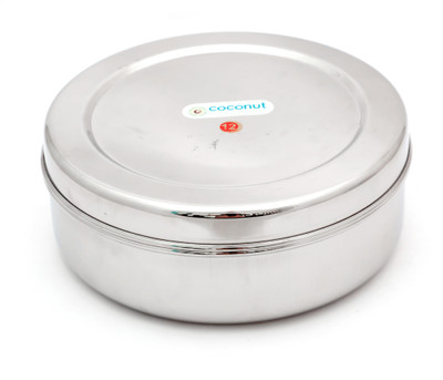 COCONUT Steel Fridge Container  - 1500 ml(Silver)