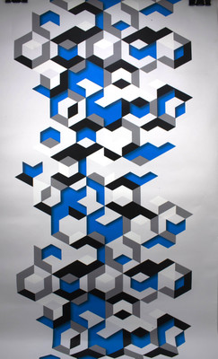 

wallplays Blue Geometric wallpaper - 1000 g