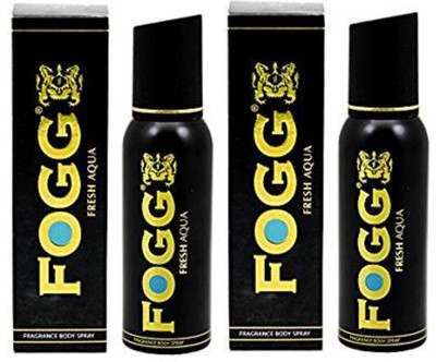 

Fogg AQUA Body Spray - For Men & Women(240 ml, Pack of 2)