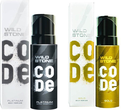 

Wild Stone GOLD-PLATINUM Body Mist - For Men(240 ml, Pack of 2)