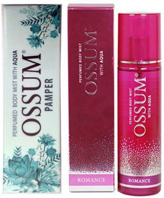 

OSSUM PAMPERL+ROMANCE Body Mist - For Men & Women(230 ml, Pack of 2)