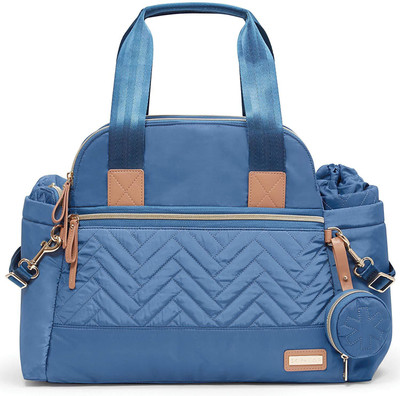 

Skip Hop Suite 6pc Diaper Satchel Set - Dusk Blue Diaper Bag(Blue)