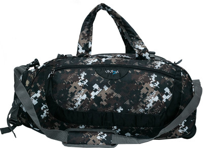 

Viviza (Expandable) Foldable Unisex Wheeler A Blue Duffel Bag Travel Duffel Bag(Black)