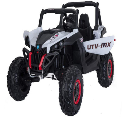 

Baybee PUBG Ride on Car | Rechargeable Battery Operated Car /Electric Motor Car with Parental Remote Control R/C | Shock absorbers Ride on Children Electric Two Seats car ( White) Car Battery Operated Ride On(White)