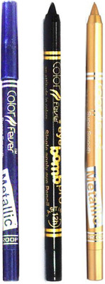 

Color Fever Long lasting waterproof liquid eyeliner 22 12 g(Golden, Purple, Black)