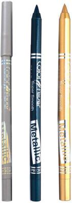 

Color Fever Long lasting waterproof liquid eyeliner 22 12 g(Golden, Silver, Green)