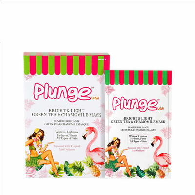 

O3+ PLUNGE NATURAL LIGHT & BRIGHT FACE GREEN TEA & CHAMOMILE FACE MASK (PACK OF 6)(180 g)
