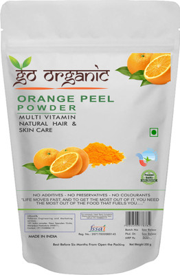 

Go Organic Orange peel powder for hair conditioning, skin care (250)(250 g)