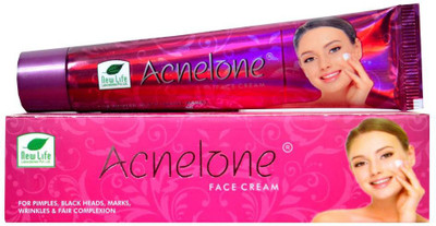 

NEWLIFE ACNELONE FACE CREAM-FOR PIMPLES,BLACKFEADS,MARKS,WRINKLES & FAIR COMPLEXION(PACK OF 2)(50 g)
