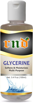 

RND Pure Refined Glycerine 100 ML - For Softens, Moisturizer, Skin Protectant & Multi Purpose(100)