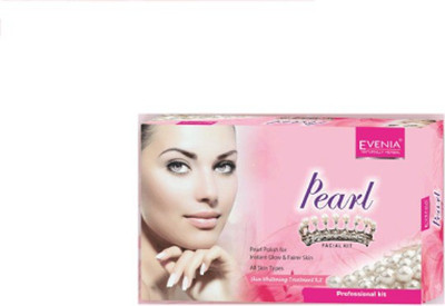 

evenia pearl instant glow & fairer skin facial kit (200 gm) 200 g(Set of 5)