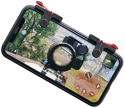 

Blue Birds For PUBG Gamepad Cell Phone Mobile control Joystick Gaming Accessory Kit(Black, Red, For Android)