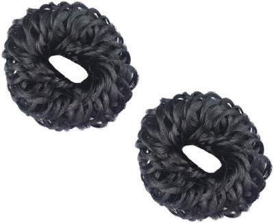 Param Hair Accessories / Hair Juda Band (Small) Rubber Band Style For Women & Girls (black) Rubber Band (black) Bun (black )Hair Accessory Set (Black) Rubber Band(Black)