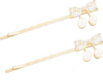 

UNIK CARAT Bow Crystal Hair Pin Hair Pin(Gold)